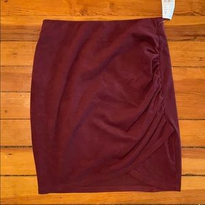 Maroon skirt